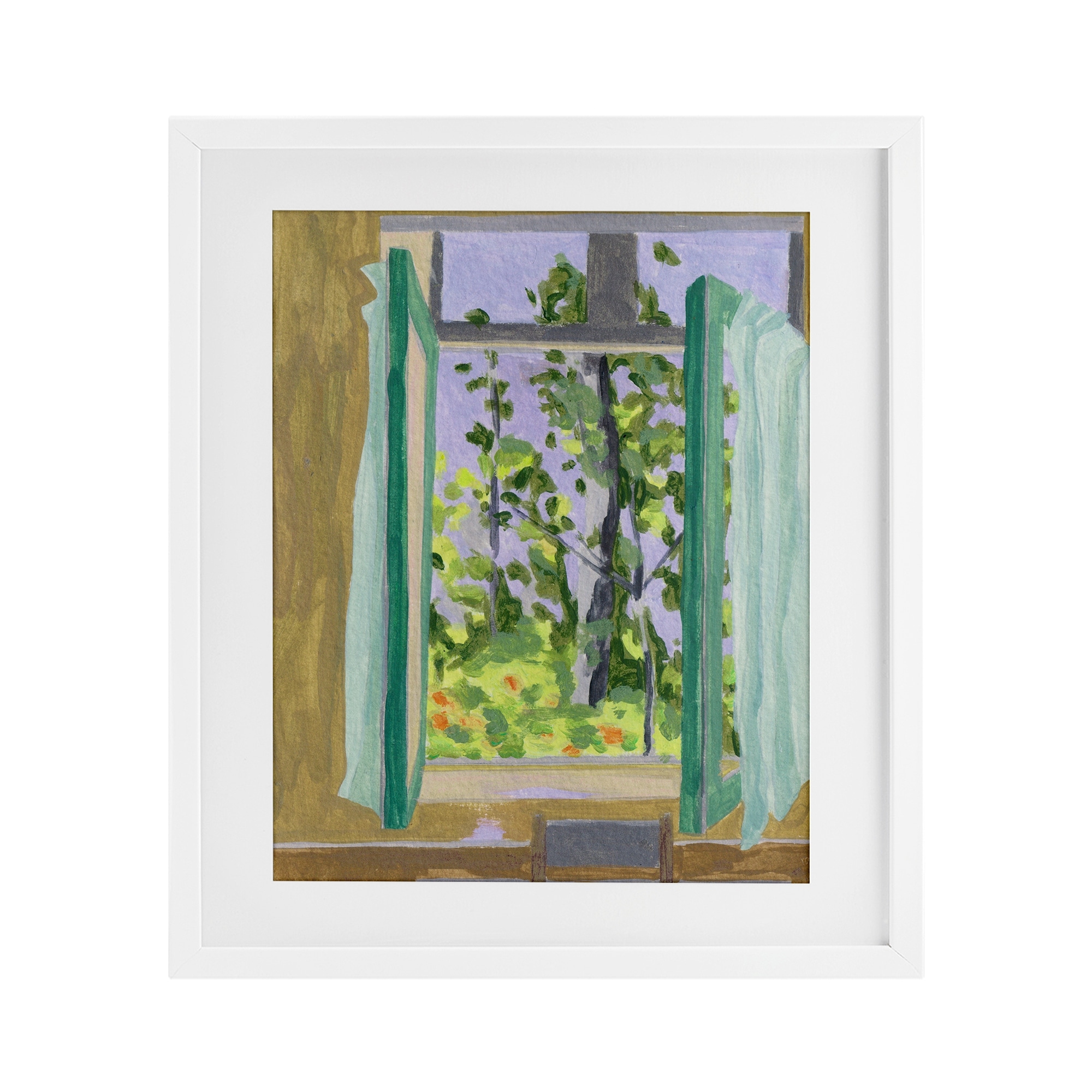 Stupell A Seat For Spring Under Glass Framed Design By Melissa Wang