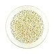 preview thumbnail 1 of 12, ISLA Canape Plates Set of 4 - 7" Clear/Gold