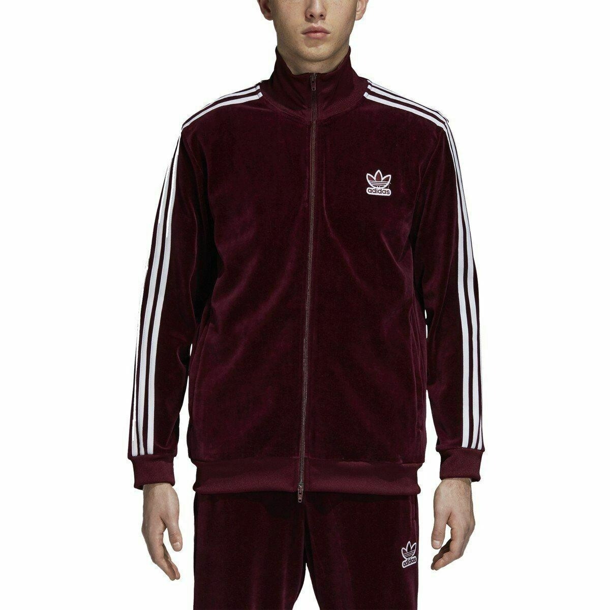 velvet adidas tracksuit mens