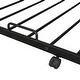 preview thumbnail 16 of 30, Versatile Design Twin over Full Metal Bunk Bed with Trundle and Lateral Storage Practical Step Ladder and Built-in Wardrobe