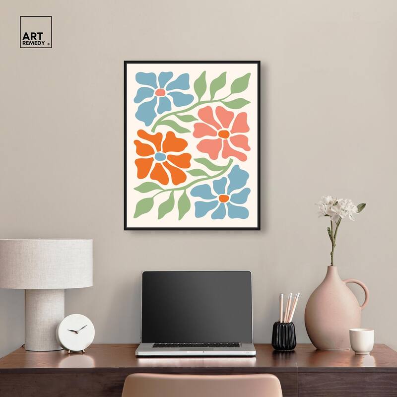 The Flowers Vines all Season Canvas by Art Remedy