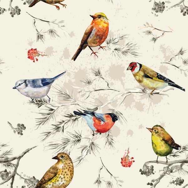 slide 2 of 3, Cherry Gardenia Removable Wallpaper - 24'' inch x 10'ft 24'' inch x 10'ft - Off White