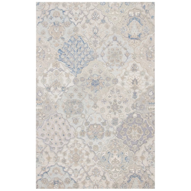 SAFAVIEH Handmade Glamour Noella Floral Wool Rug