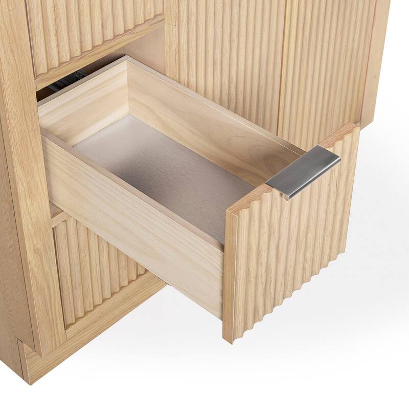 Ariel P36-R-BC Milan 36" Single Free Standing Vanity Cabinet Only