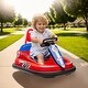 preview thumbnail 44 of 43, 6V Kids Ride on Electric Go Kart Bumper Car W/Parents Remote Control,Three Speed Adjustable and LED Lights