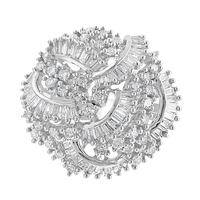 Effy Women's 14K White Gold Diamond Ring