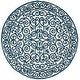preview thumbnail 107 of 128, Safavieh Hand-hooked Chelsea Cherrelle Country Oriental Wool Rug 8' - Ivory/Dark Blue - Runner/Round