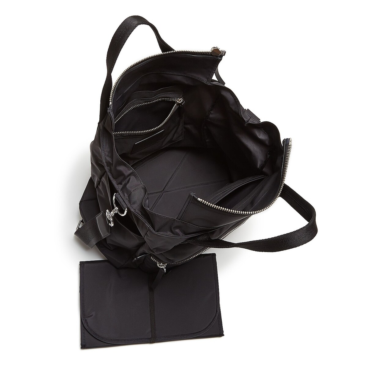 Marc Jacobs Nylon Biker Baby Weekender Bag Black One Size Nylon Biker Babybag Travel Totes Luggage Travel Gear