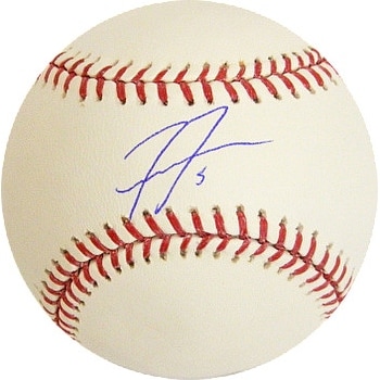 freddie freeman autographed baseball