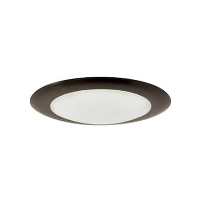 Nora Lighting Opal 8" Wide LED Retrofit Flush Mount Bowl Ceiling