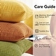 preview thumbnail 6 of 90, Deconovo Throw Pillow Covers, Corduroy Striped Decorative Covers, Set of 4
