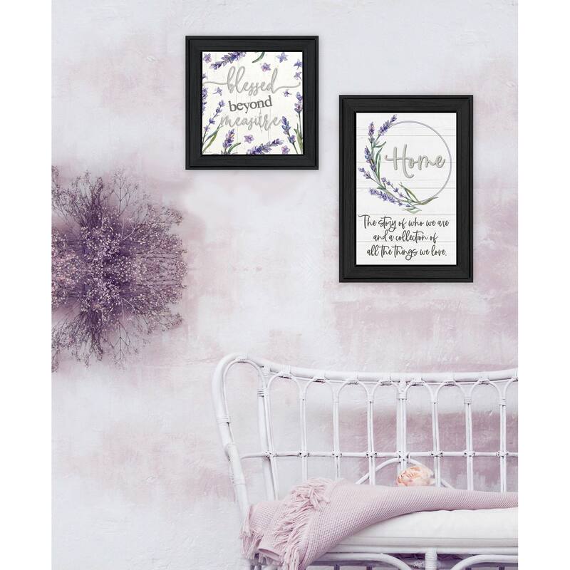 Trendy Decor 4U "My Families Story" Printed Framed Wall Art by Susie Boyer
