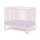preview thumbnail 4 of 4, Pastel Pink 3-in-1 Convertible Mini Crib with Mattress Pad Included