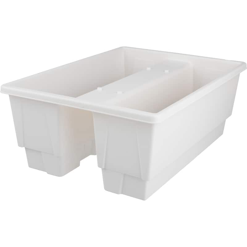 Pure Garden 20.75in Railing Planter - 6-Gal Outdoor Flower Box
