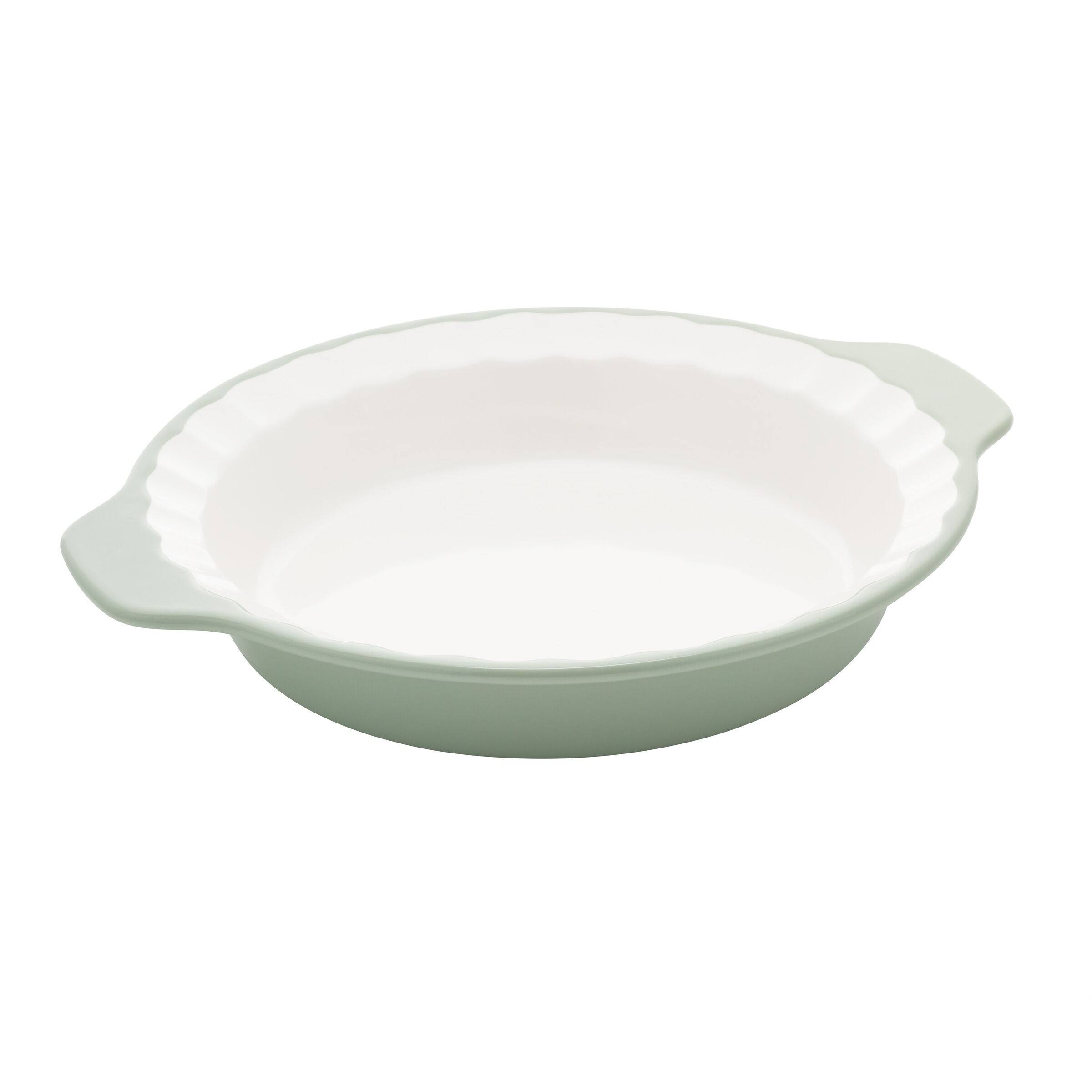 KitchenAid Vitrified Stoneware 9in Pie Plate, Pistachio On Sale