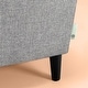 preview thumbnail 6 of 7, Priage by ZINUS Soft Grey Upholstered Loveseat