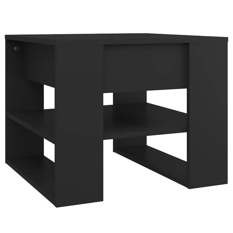 vidaXL Coffee Table End Table Sofa Table Living Room Furniture Engineered Wood - 21.9" x 21.7" x 17.7"