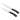 Dura Living Elite 2-Piece Kitchen Knife Set - Forged German Stainless Steel Cooking Knives, Black