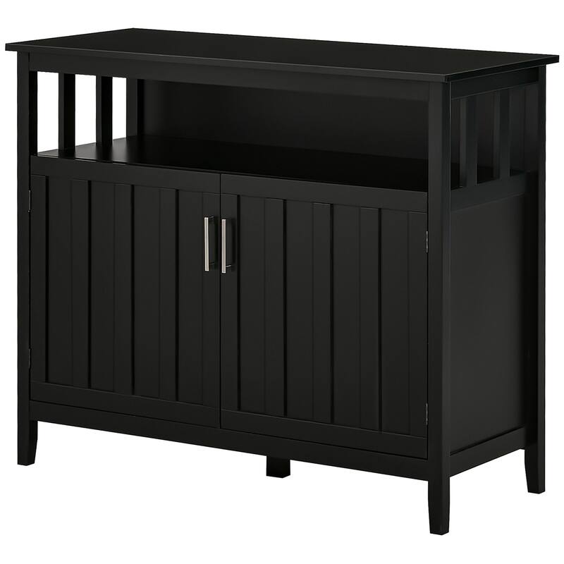 Sideboard Buffet, Kitchen Cabinet with 2 Doors and Adjustable Shelves