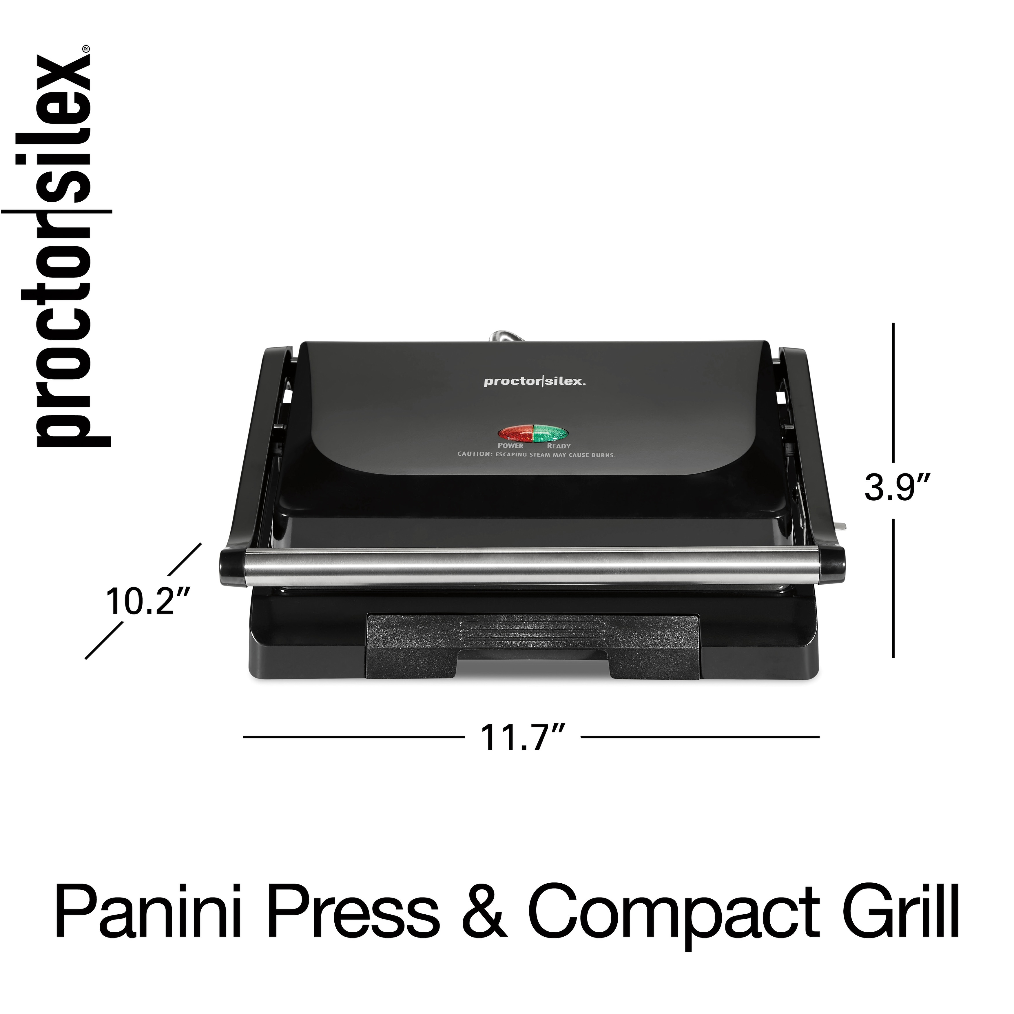 hamilton beach proctor silex panini press and compact grill