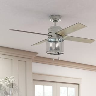 Hunter 52" Astwood Ceiling Fan with LED Light and Pull Chain - Transitional, Modern Farmhouse - Exclusive Surespeed Guarantee!