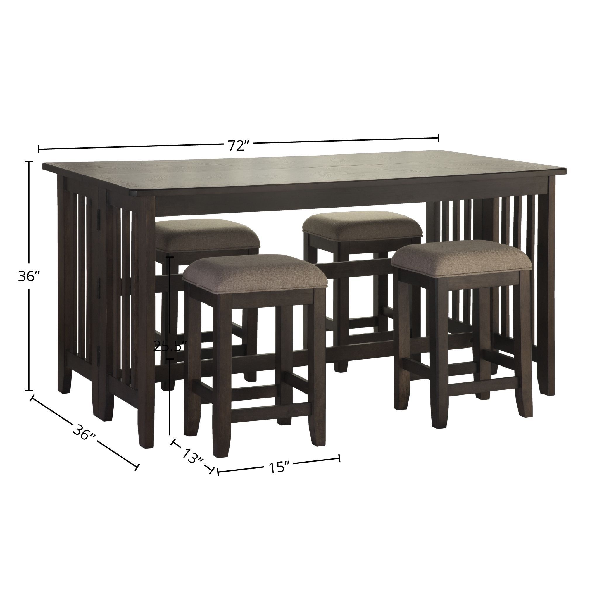 Lindsey 5 Piece Dining Set with Drop Leaf Bed Bath Beyond