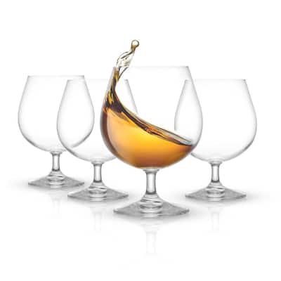 JoyJolt Cask Brandy Glasses 13.5 oz Set of 4 Glasses