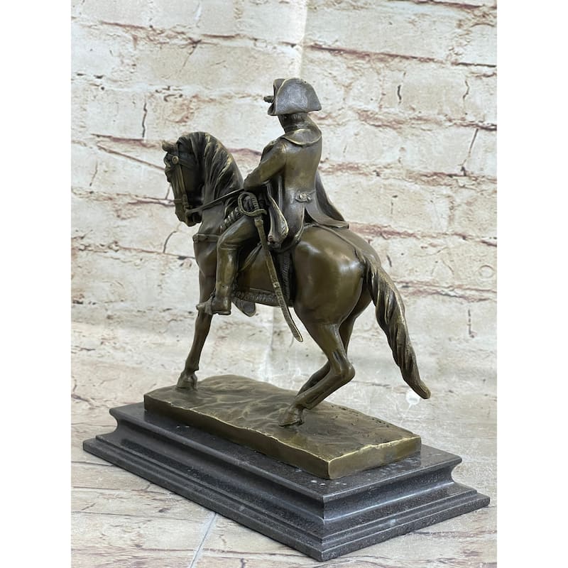 Signed Original Aldo Vitaleh Napoleon French Emperor Bronze Sculpture Figurine