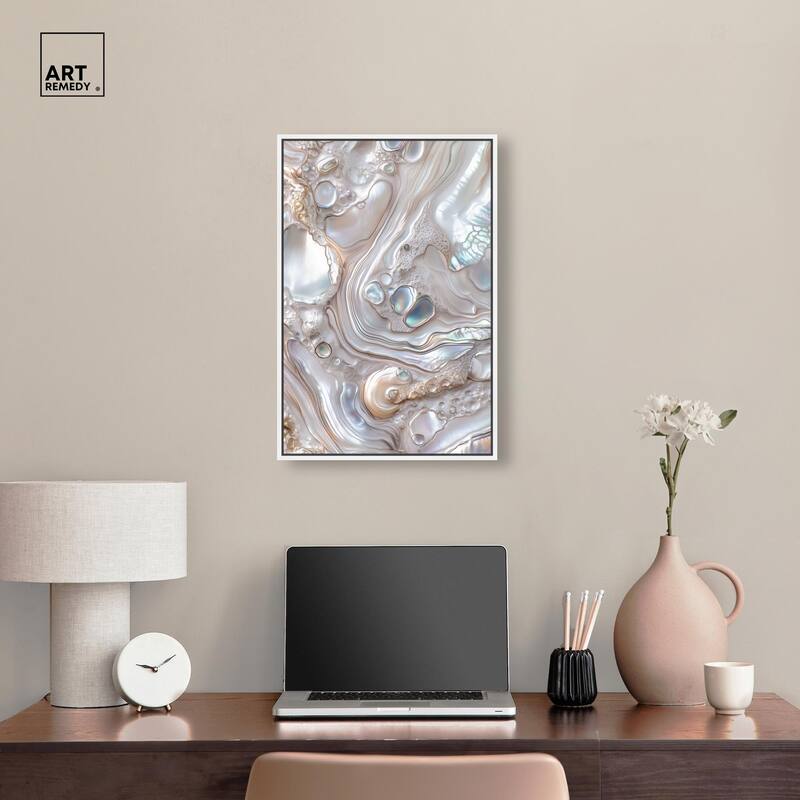 Fluid Preciousness II Canvas by Art Remedy