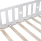 preview thumbnail 11 of 18, Multifunctional Twin Size Wood Bookshelf Platform Bed with Built-in Desk and Chair