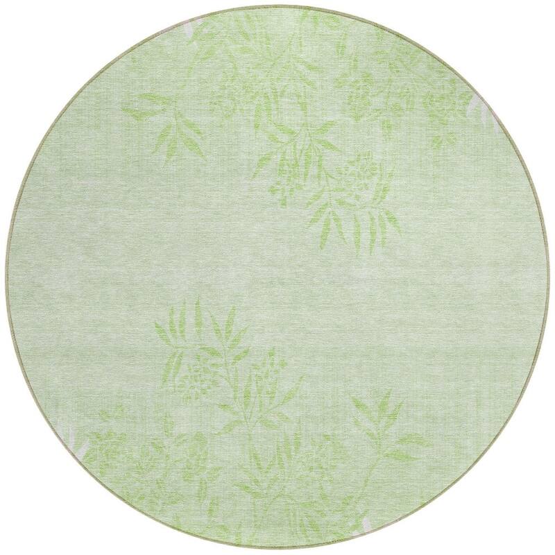 HomeRoots Floral Transitional Rectangle Outdoor Rug