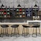 preview thumbnail 5 of 3, Swivel Barstools Set of 4,Modern 26" Counter Height Bar Chairs Plastic Seat Metal Bar Stools for Kitchen Island Breakfast Bar