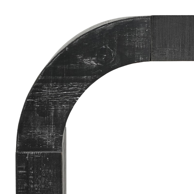 Mirod 52" Wood Console Table with Curved Edge