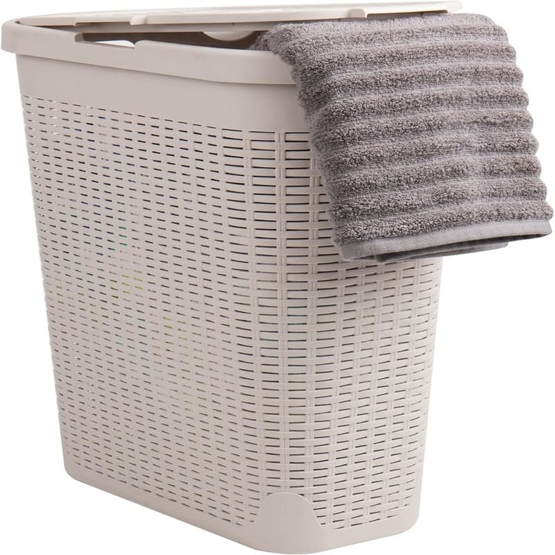 40L Slim Laundry Hamper Clothes Basket - 18"L x 10.4"W x 23.5"H