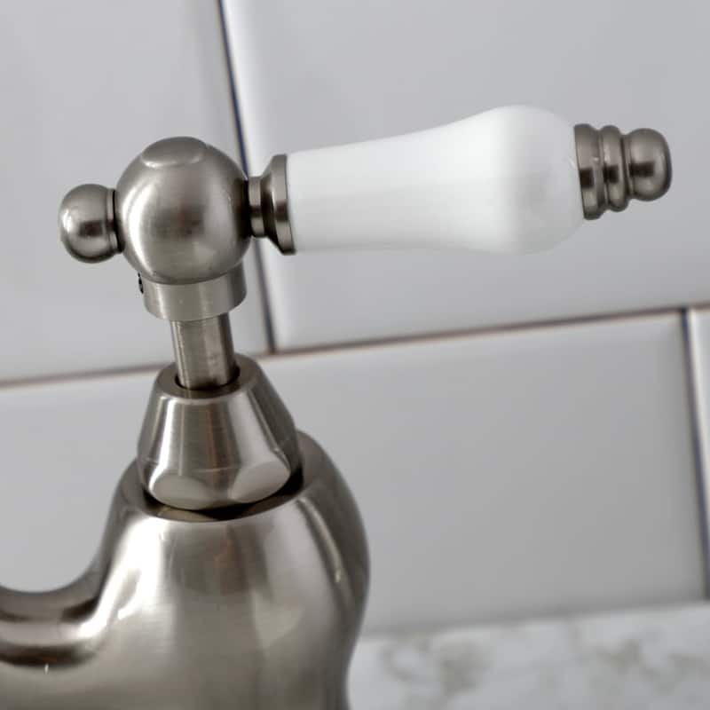 Kingston Brass KS799.PL English Country 1.2 GPM Bridge Bathroom Faucet