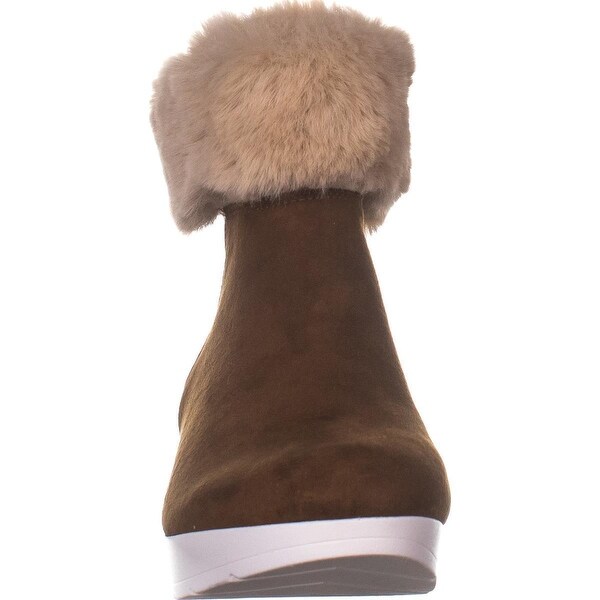 dkny wedge boots