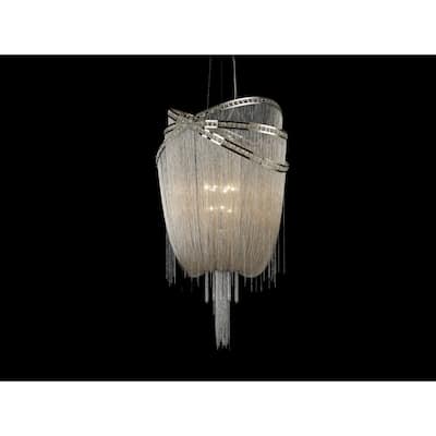 Avenue Lighting HF1610NCK Nine Light Chandelier Wilshire Blvd Polish - One Size