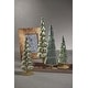 preview thumbnail 12 of 11, Dembe 13.5" Glass Tree on Gold Glitter Base, Set of 2