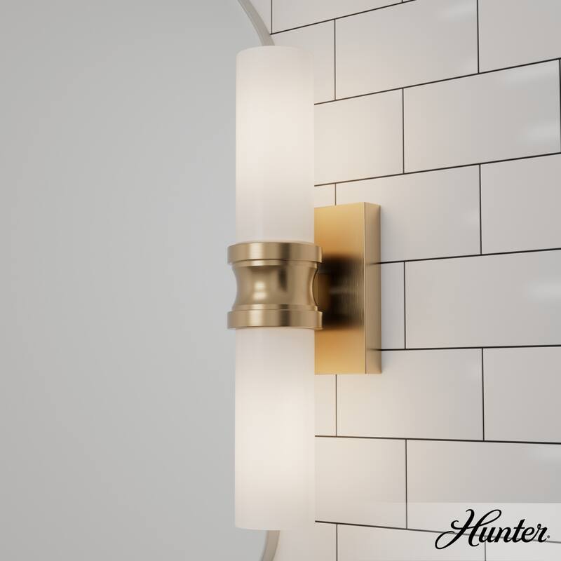 Hunter Lenlock Vanity Wall Light - Art Deco, Damp Rated