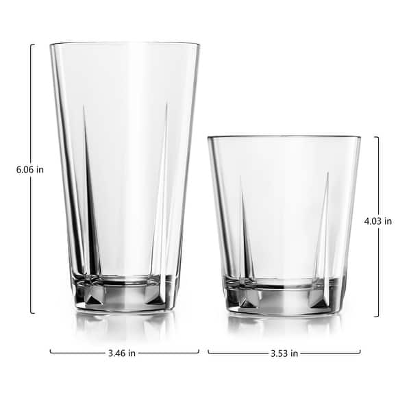 Libbey Monterrey 8-Piece Tumbler and Rocks Glass Set - Set of 8