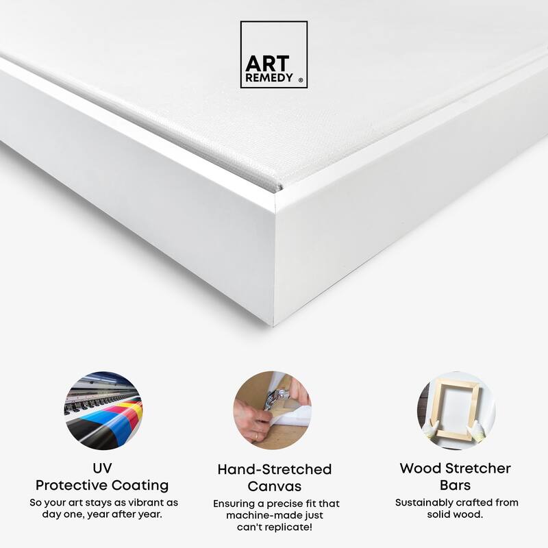 Inspired Neutral Morning Panoramic Canvas by Art Remedy