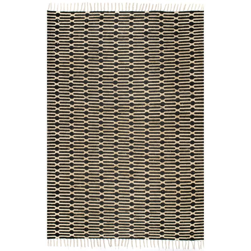 Nuloom Lavena Printed Winged Trellis Jute Area Rug