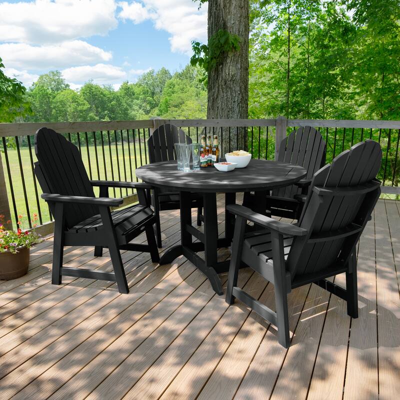 Hamilton 5-piece Outdoor Dining Set - 48" Round Table, Dining-height