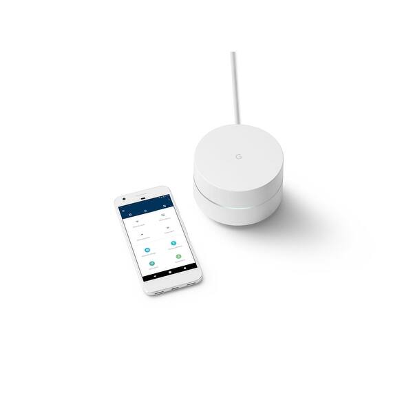 Google Nest Wngoga0157us Google Wifi Dual Band Mesh Wi Fi System White Overstock 32364020