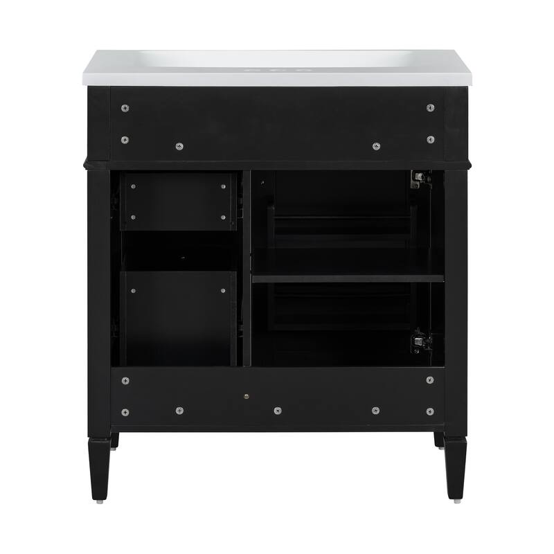 30"Wall Mounted Bathroom Vanity with Resin Sink