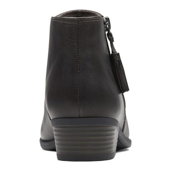 Clarks addiy terri leather ankle bootie shop