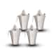 Option Hammered Nickel - 4 Pack