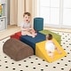 preview thumbnail 18 of 21, 6-Piece Soft Climbing Blocks for Babies, High-Density Foam, Carrying Handles for Easy Storage - 20" x 16" x 10" (L x W x H)