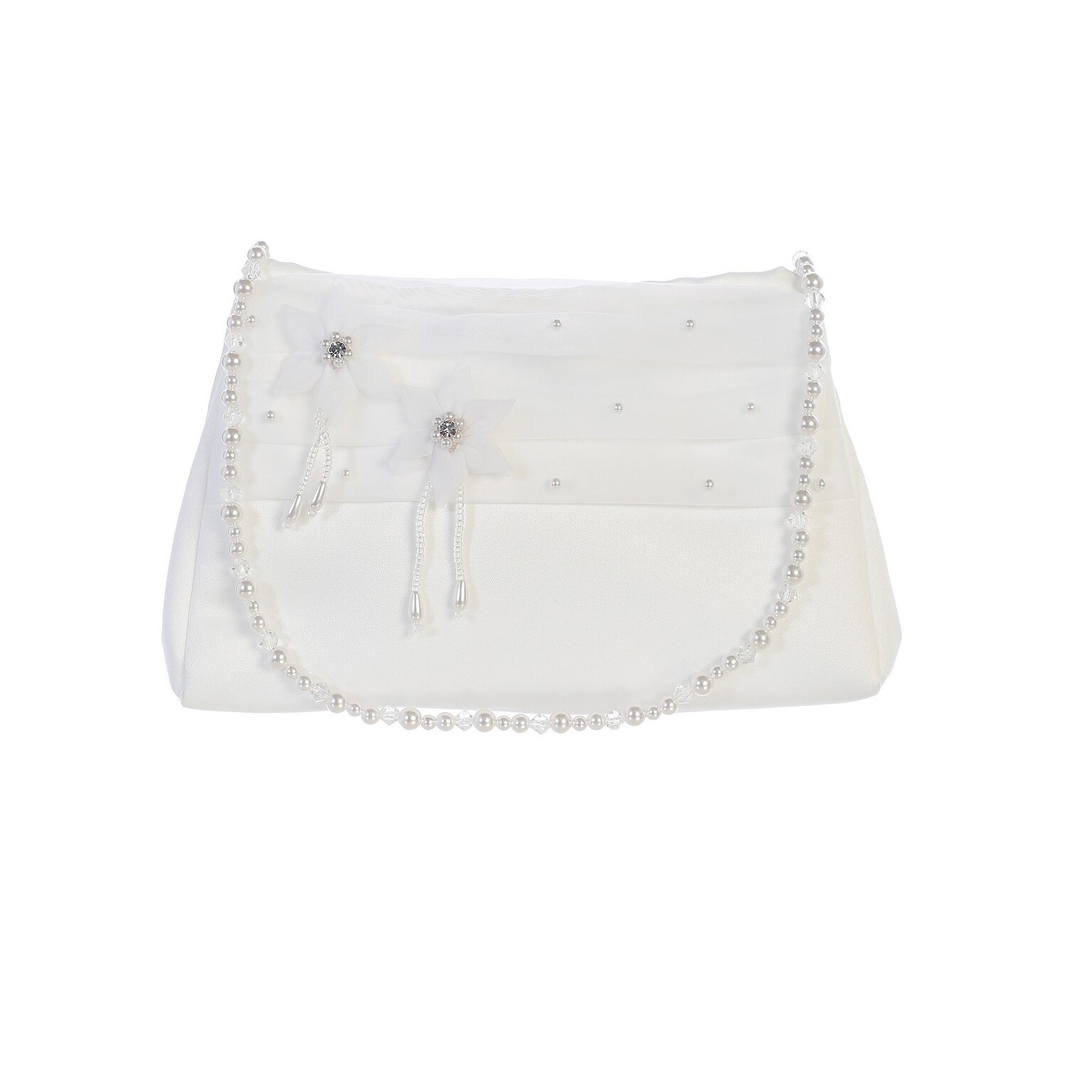 girls white purse