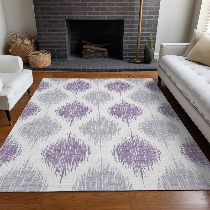 Premium Washable Super Soft Mayfield Rug - Lavender - 10' x 14'